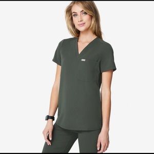 FIGS Moss Catrina Top